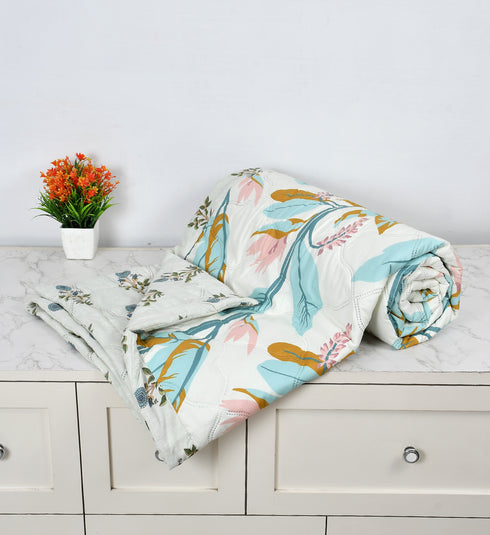 Maria by Florida Microfibre All Season 200 GSM Reversible Double Bed Comforter